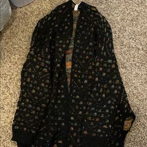 Black confetti sweater